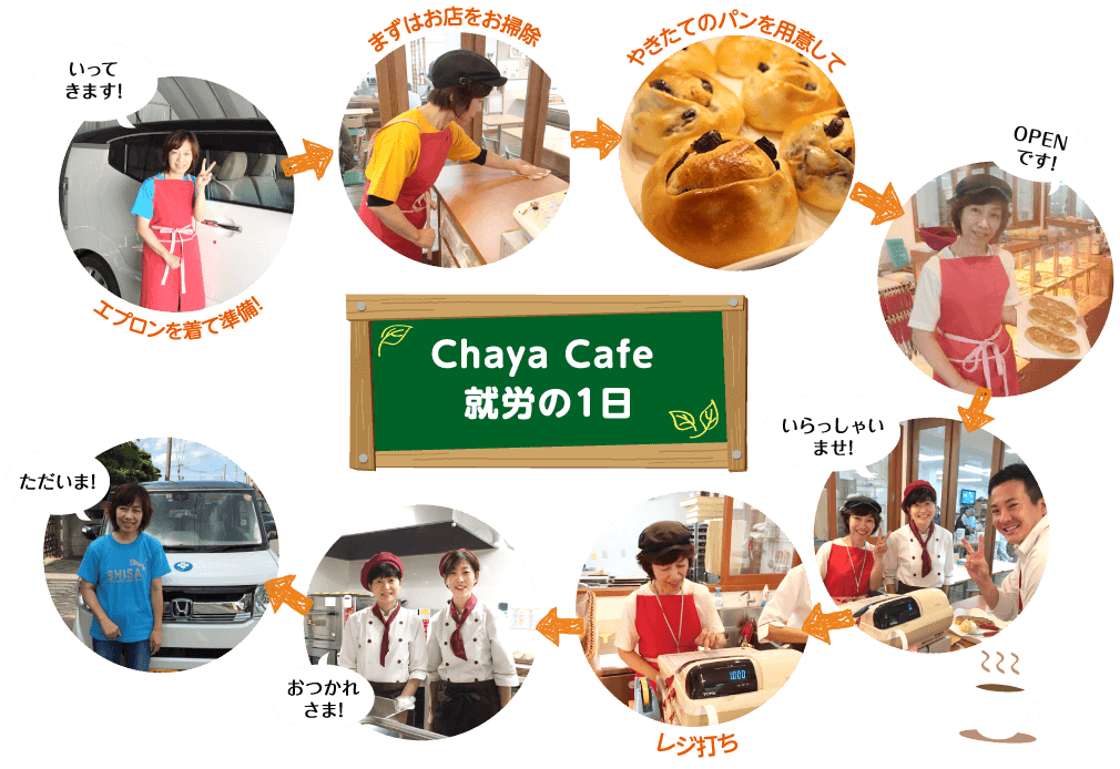 Chaya Cafe 就労の1日